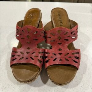 Cobb Hill by New Balance Women's Red Sandals.